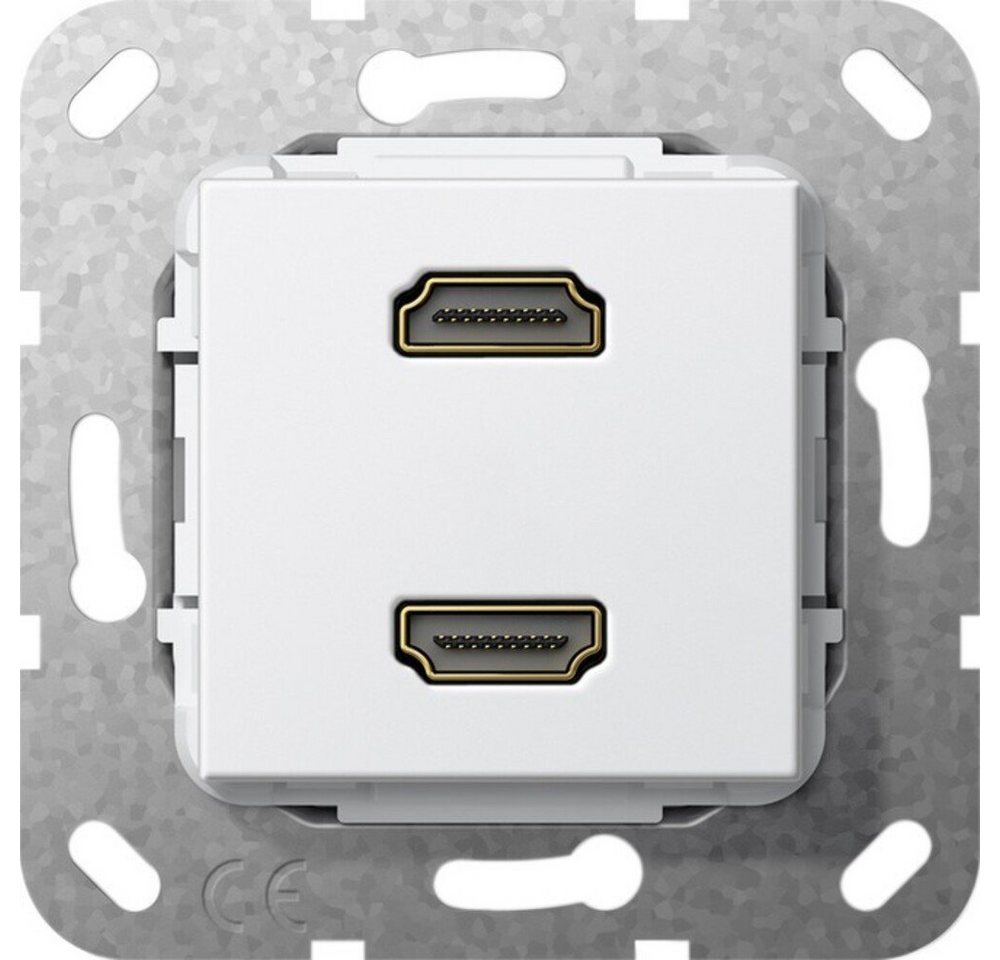 GIRA Klemmen Gira HDMI 2fach Gender Changer 567103 von GIRA