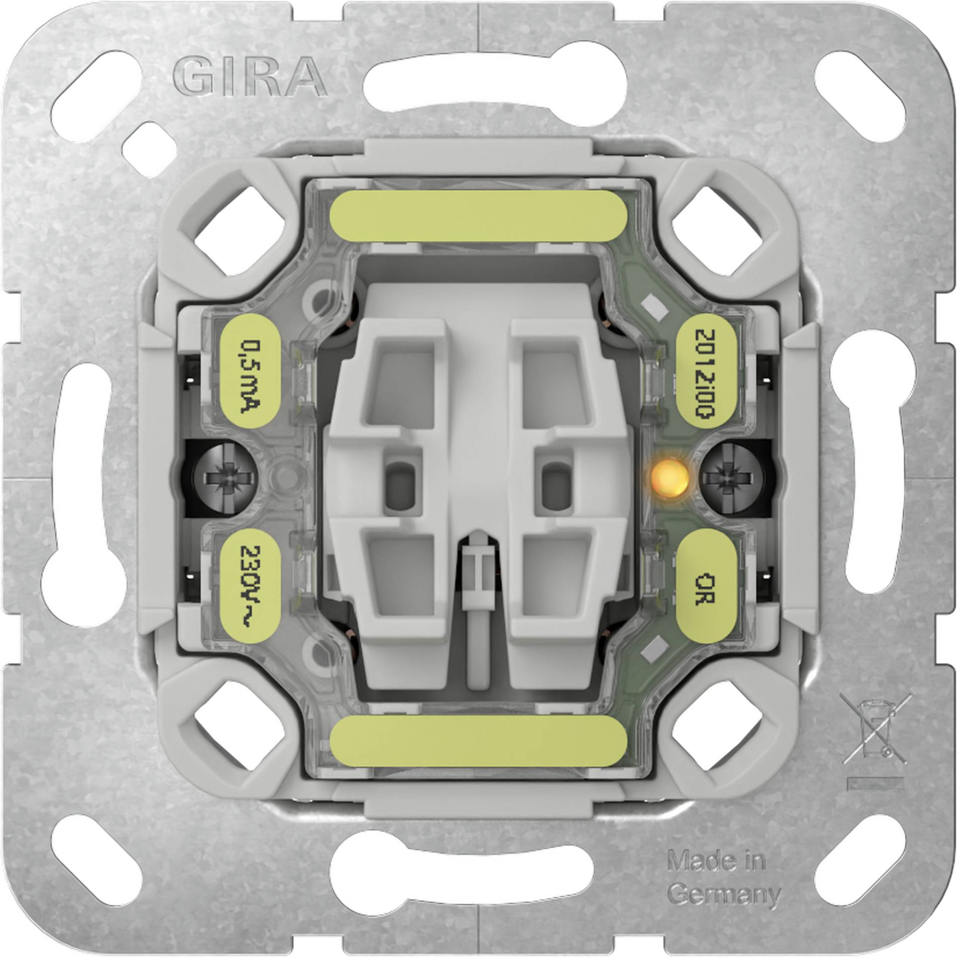 GIRA Kontrollwechselschaltereinsatz ohne Abdeckung von GIRA