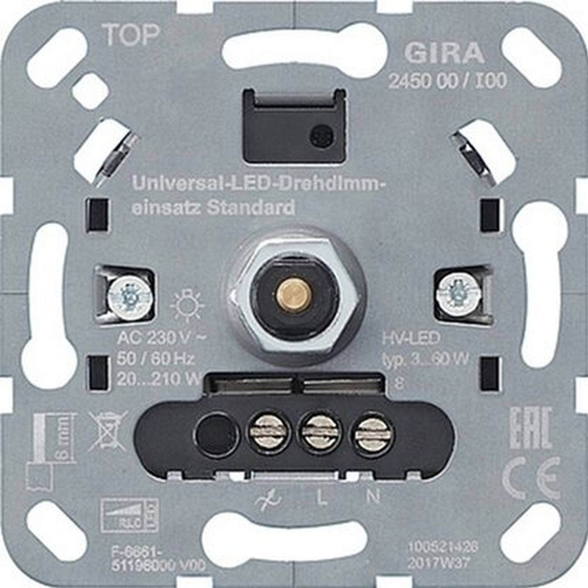GIRA LED-Drehdimmereinsatz von GIRA