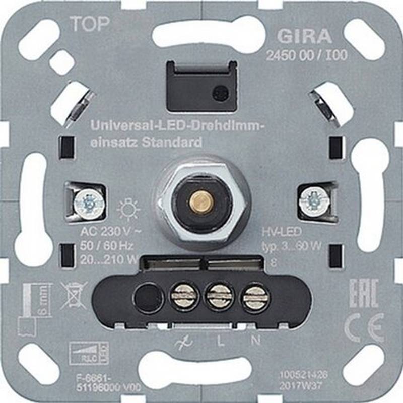GIRA LED-Drehdimmereinsatz von GIRA