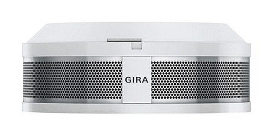 GIRA Rauchmelder (Dual VdS anerkannt reinweiß Standalone 10J Batterie/Akku Vernetzbar) von GIRA