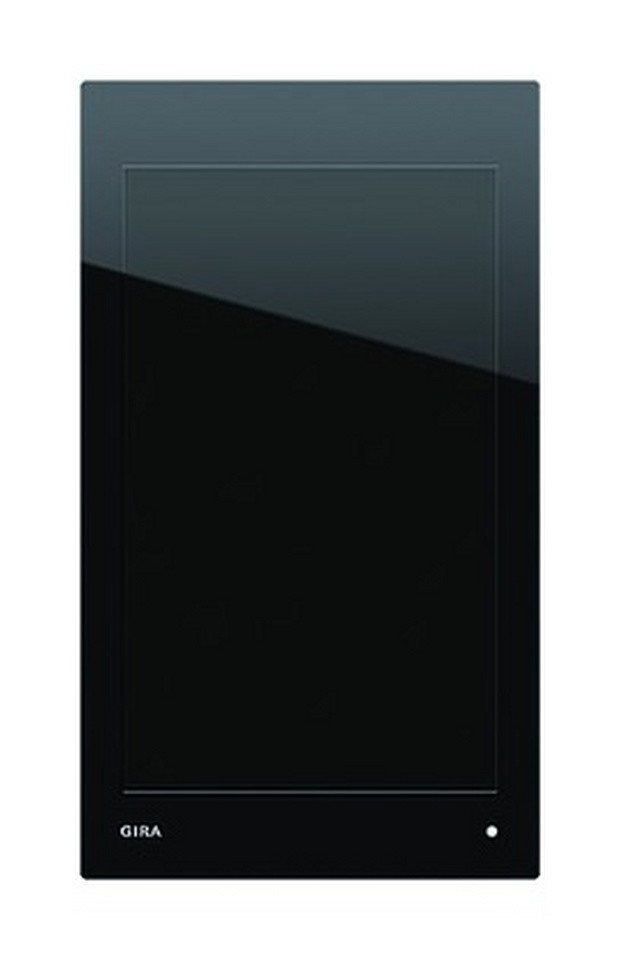 GIRA Schalter, Bedienelement Bussystem KNX Glas schwarz Unterputz mit Display von GIRA