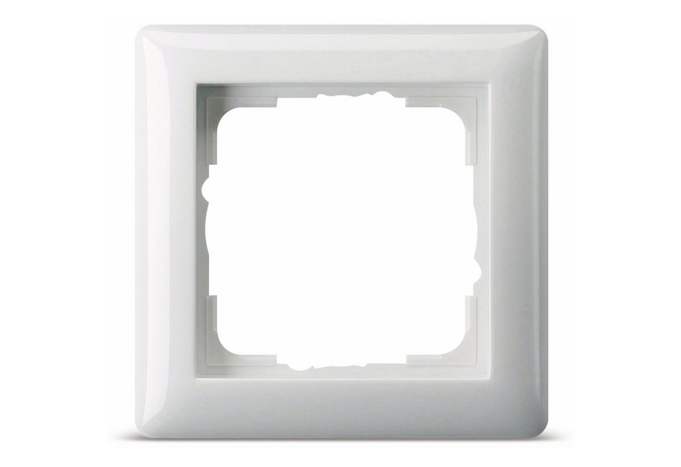 GIRA Abdeckrahmen GIRA Abdeckrahmen 1-Fach Standard 55, 021103, reinweiß, glänzend von GIRA