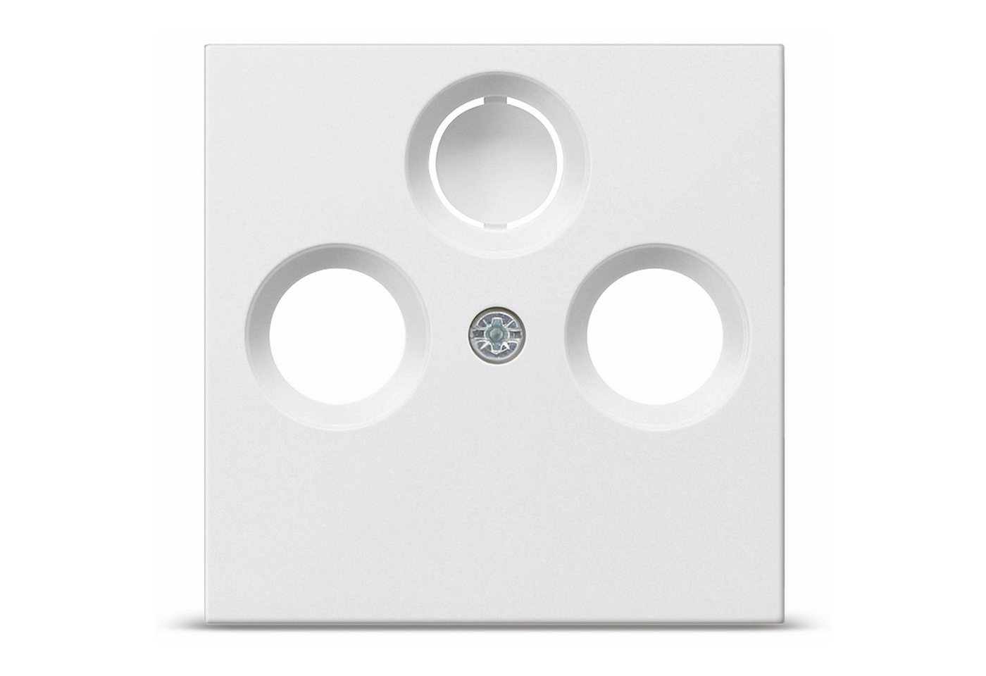 GIRA Steckdosenblende GIRA Antennenabdeckung System 55, 086903, reinweiß, glänzend von GIRA