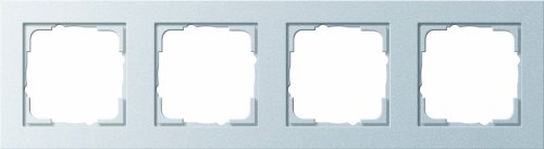 Gira 2028533 Rahmen 021425 4fach E2 Farbe Alu Gira 2028533 Rahmen 021425 4fach E2 Farbe Alu von GIRA