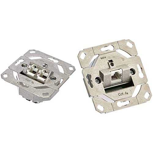 Gira 245200 Netzwerkdose 2-Fach Cat.6A IEEE 802.3an Unterputz Einsatz & 245100 Netzwerkdose 1-Fach Cat.6A IEEE 802.3an Einsatz Gira 245200 Netzwerkdose 2-Fach Cat.6A IEEE 802.3an Unterputz Einsatz & 245100 Netzwerkdose 1-Fach Cat.6A IEEE 802.3an Einsatz von GIRA