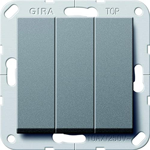 Gira 283228 Wippschalter Wechsel 3-Fach System 55 Anthrazit von GIRA