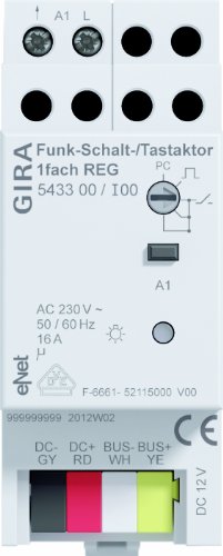 Gira 543300 Funk Schalt Tastaktor Regensensor 1-Fach eNet von GIRA