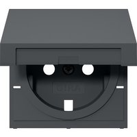Gira Abd. SCHUKO-Steckd. KD Anthrazit 492228 - 492228 von GIRA