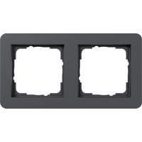 Gira Abdeckrahmen 2fach anthrazit 0212152 - 0212152 von GIRA