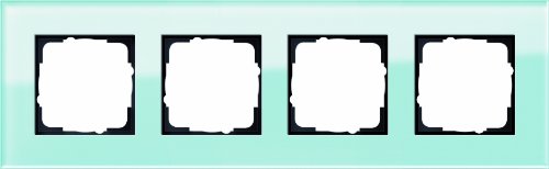 Gira Abdeckrahmen 4-Fach Esprit Glas, Mint von GIRA