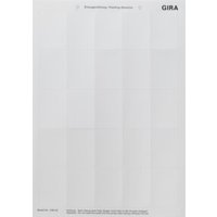 Gira Beschriftungsbogen f.Tastsensor 2 109000 von GIRA