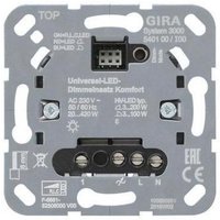 Gira - LED-Tastdimmer Drucktaster 20-420W System 3000 540100 up Lichtwertspeicher von GIRA