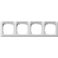Gira Rahmen 4f.rws-gl m. Schriftfeld 109403 von GIRA