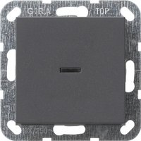Gira Tast-Kontrollschalter anth 2-pol., System55 012228 von GIRA