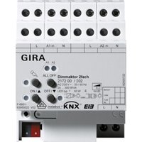 Gira Universal-Dimmaktor 2f. 2x300W KNX/EIB REG 217200 von GIRA