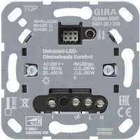 Tastdimmer System 3000 3-420W led up Lichtwertspeicher 540100 - Gira von GIRA