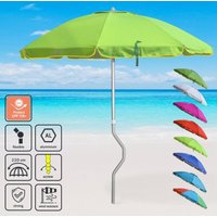Sonnen/Strandschirm Girafacile Aluminium uv-Schutz 220 cm Angeln Eolo - Grün Sonnen/Strandschirm Girafacile Aluminium uv-Schutz 220 cm Angeln Eolo - Grün von GIRAFACILE