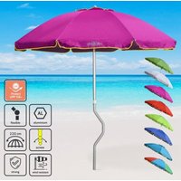 Sonnen/Strandschirm Girafacile Aluminium uv-Schutz 220 cm Angeln Eolo - Lila Sonnen/Strandschirm Girafacile Aluminium uv-Schutz 220 cm Angeln Eolo - Lila von GIRAFACILE