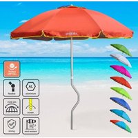 Sonnen/Strandschirm Girafacile Aluminium uv-Schutz 220 cm Angeln Eolo - Orange Sonnen/Strandschirm Girafacile Aluminium uv-Schutz 220 cm Angeln Eolo - Orange von GIRAFACILE
