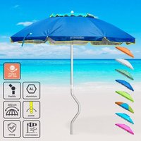 Sonnen Strandschirm Girafacile Aluminium uv Schutz Angeln 200 cm Afrodite - Blau Sonnen Strandschirm Girafacile Aluminium uv Schutz Angeln 200 cm Afrodite - Blau von GIRAFACILE