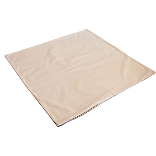 GIRAFFENLAND Bio-Perkal Inlett 60x60cm, mit Reißverschluss. Hülle ideal für Selberbefüller von Kissen - Inlett = Leere Kissenhülle 60x60 von GIRAFFENLAND