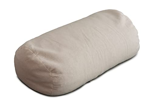 GIRAFFENLAND Duftende Rolle Lavendelkissen - L:40cm, Ø:20cm - Nacken und Knierolle direkt befüllt mit Dinkelspelz und Lavendelblüten aus Bio-Anbau, Stoff: Bio-Flanell GIRAFFENLAND Duftende Rolle Lavendelkissen - L:40cm, Ø:20cm - Nacken und Knierolle direkt befüllt mit Dinkelspelz und Lavendelblüten aus Bio-Anbau, Stoff: Bio-Flanell von GIRAFFENLAND