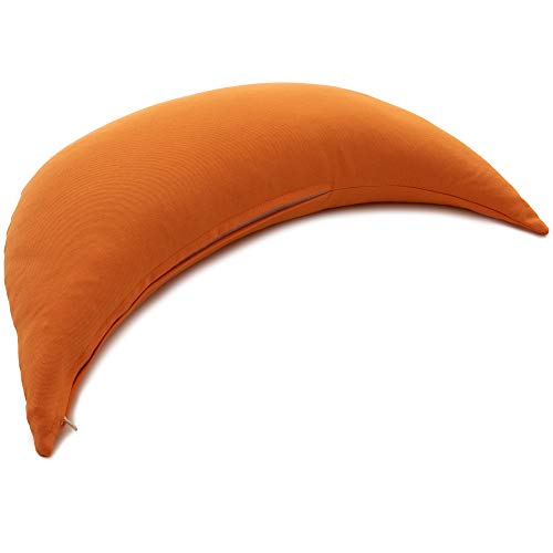 GIRAFFENLAND Halbmond mit Bio-Hirseschalen Köper orange - Bio-Hirsekissen | mit zusätzlichem Bio-Inlett GIRAFFENLAND Halbmond mit Bio-Hirseschalen Köper orange - Bio-Hirsekissen | mit zusätzlichem Bio-Inlett von GIRAFFENLAND