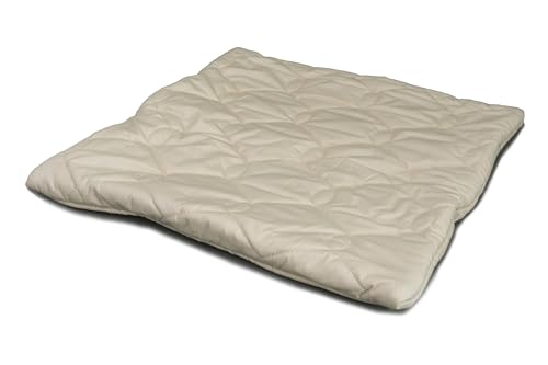 GIRAFFENLAND Inlett Bio-Steppware ca. 35x35cm mit Reißverschluss - Hülle ideal für Selberbefüller von Kissen - Inlett = Leere Kissenhülle -Bio-Baumwolle, dreilagig, sehr dick von GIRAFFENLAND