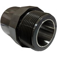 Girpi - pvc hta Außengewinde-Endstück mit Edelstahlverstärkung 32/40 x 2634 von GIRPI