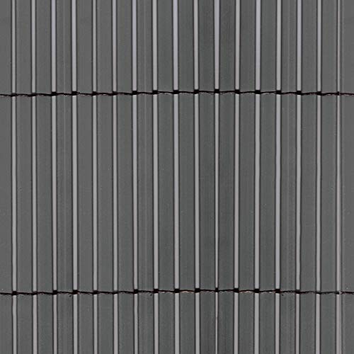 Tenax Sichtschutzzaun, synthetisch, dünnes Schilfrohr, 1,0 x 5 m, Grau Tenax Sichtschutzzaun, synthetisch, dünnes Schilfrohr, 1,0 x 5 m, Grau von TENAX
