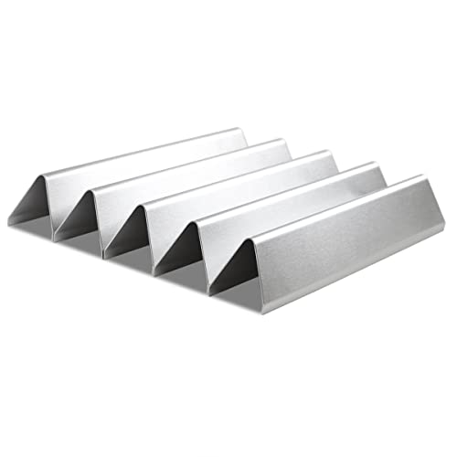GIRXZYBX 7636 38,9CM Edelstahl flavorizer Bars für Weber Spirit I & II 300 e310 e320 S310 S320, Brennerabdeckung für e320 Classic zubehör, ersatzteile Flammenverteiler Hitzeschild aromaschienen von GIRXZYBX