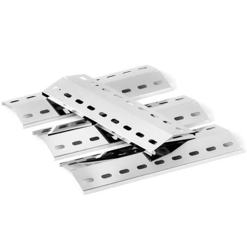GIRXZYBX 41 x 14cm Flavorizer Bars Brennerabdeckung Heizplatte für Tepro Richfield, Allgrill Modell CBD-410BYB, Napoleons Rogue 2, Mayer Barbecue, Coobinox, Buffalo Grill, Edelstahl Flammenverteiler von GIRXZYBX