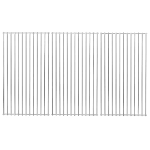 GIRXZYBX 41.5 x 70.5cm Edelstahl Grillrost für Burnhard Big FRED Serie,BBQ Grill Ersatzteile für die meisten Gasgrill,3 Stück von GIRXZYBX