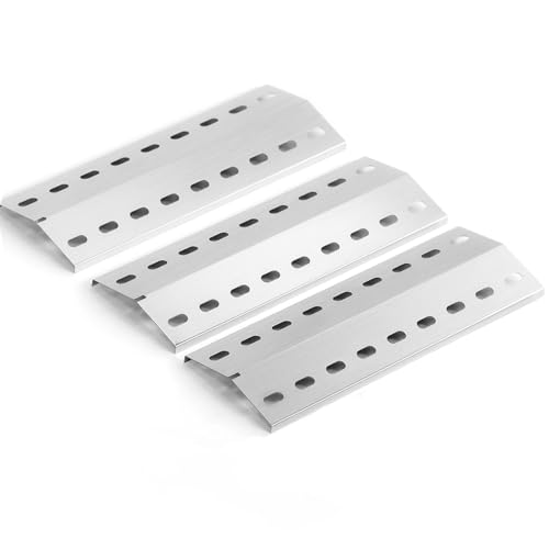 GIRXZYBX 39,5 x 15 cm Brennerabdeckung Heizplatte für Landmann Grillchef, Landmann Triton, Landmann Minton, Landmann Avalon, Grandhall Maxim GT4, Edelstahl Flammenverteiler Flavorizer Bars von GIRXZYBX