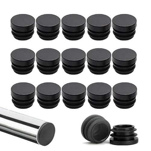GIUSOBG 40 Lamellar Plugs Diameter 22 mm Plugs Round Plug Cover Cap Plastic Lamellar Plug Round Pipe Plugs Black for Round Pipes with Furniture Gliders Round Plastic Caps for Pipes Round End Cap GIUSOBG 40 Lamellar Plugs Diameter 22 mm Plugs Round Plug Cover Cap Plastic Lamellar Plug Round Pipe Plugs Black for Round Pipes with Furniture Gliders Round Plastic Caps for Pipes Round End Cap von GIUSOBG