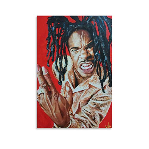 GIUU Busta Rhymes Art Poster dekorative Malerei Leinwand Wandkunst Wohnzimmer Poster Schlafzimmer Malerei 12x18inch(30x45cm) von GIUU