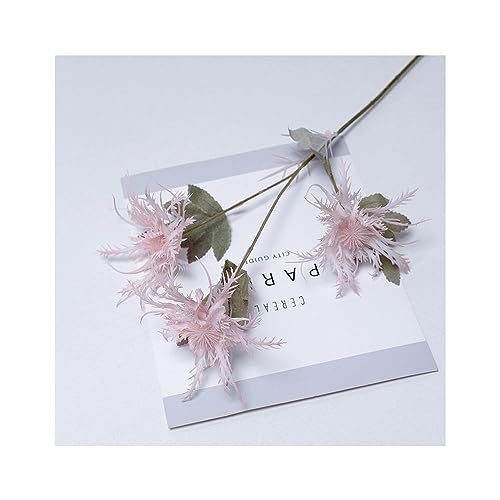 GIVBRO Künstliche Distel Blumen Fake Eryngium Foetidum Seide Simulation Meer Stechpalme Pflanze für Party Zuhause Hochzeit Dekoration, 1 Stück (#B) von GIVBRO