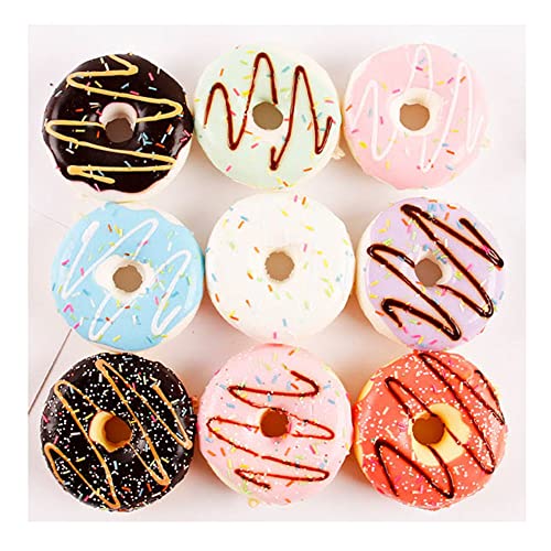 GIVBRO Künstliche Donuts Fake Cake Bread Simulation Lebensmittel Modell Lebensechte Dessert für Fotografie Malerei Requisiten, 6 Stück zufällig versendet GIVBRO Künstliche Donuts Fake Cake Bread Simulation Lebensmittel Modell Lebensechte Dessert für Fotografie Malerei Requisiten, 6 Stück zufällig versendet von GIVBRO
