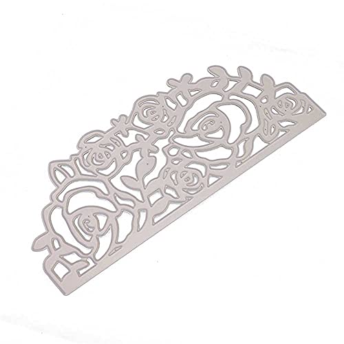 GIVBRO Rose Metall Stanzformen Schablonen Blume Stanzen Prägeschablone DIY Handwerk Werkzeuge für Scrapbooking Dekoration (#B von GIVBRO