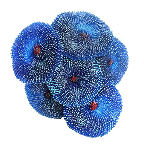 Givbro Künstliche Aquariumdeko Koralle, Kunstharz, Blau von GIVBRO