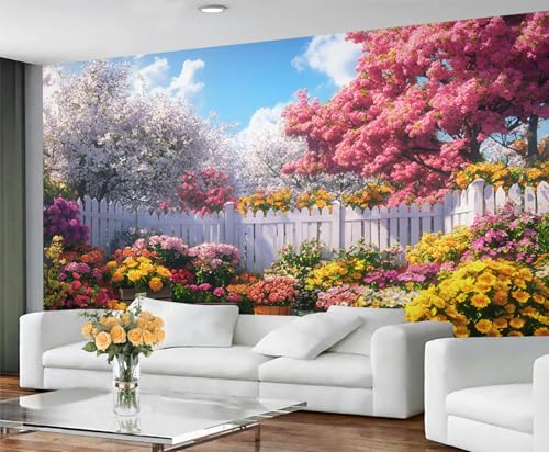 Europäische Tapete für Wohnzimmer – Abziehen und Aufkleben, rustikale Blumen, Schlafzimmer, großes Wandbild und Naturlandschaft, Heimdekoration, selbstklebend Europäische Tapete für Wohnzimmer – Abziehen und Aufkleben, rustikale Blumen, Schlafzimmer, großes Wandbild und Naturlandschaft, Heimdekoration, selbstklebend von GIVLWF