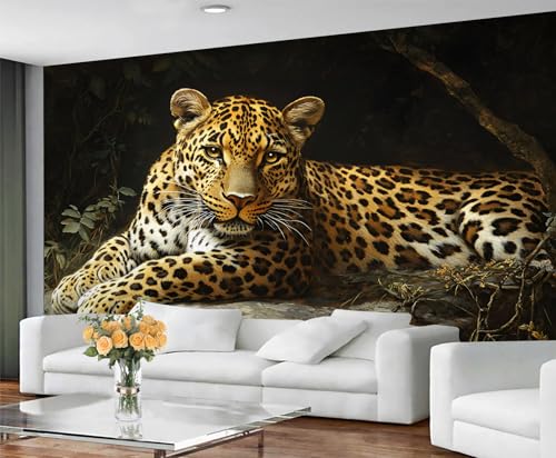 GIVLWF Geparden-Tapeten-Wandbild – Afrikanischer Leopard Wandbild & Heimdekoration, Schlafzimmertapete, Tapete für Wohnzimmer, nicht selbstklebend, Gepardentiere GIVLWF Geparden-Tapeten-Wandbild – Afrikanischer Leopard Wandbild & Heimdekoration, Schlafzimmertapete, Tapete für Wohnzimmer, nicht selbstklebend, Gepardentiere von GIVLWF