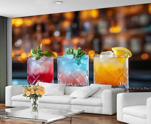 GIVLWF Tapete – Bar Home Decor & Mural, bunte Schlafzimmertapete, Tapeten für Wohnzimmer, großes Wandbild – nicht selbstklebend, Barliebhaber GIVLWF Tapete – Bar Home Decor & Mural, bunte Schlafzimmertapete, Tapeten für Wohnzimmer, großes Wandbild – nicht selbstklebend, Barliebhaber von GIVLWF