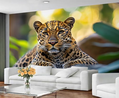 GIVLWF Tapeten-Wandbild mit Geparden-Motiv – Leoparden-Wandbild & Heimdekoration, Schlafzimmertapete, Wandtapete für Wohnzimmer, nicht selbstklebend, Dschungel-Leopard GIVLWF Tapeten-Wandbild mit Geparden-Motiv – Leoparden-Wandbild & Heimdekoration, Schlafzimmertapete, Wandtapete für Wohnzimmer, nicht selbstklebend, Dschungel-Leopard von GIVLWF