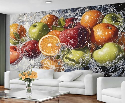 Sommertapete für Wohnzimmer – Abziehen und Aufkleben, erfrischendes Obst, Schlafzimmer, großes Wandbild und Obstthema, Heimdekoration, selbstklebend Sommertapete für Wohnzimmer – Abziehen und Aufkleben, erfrischendes Obst, Schlafzimmer, großes Wandbild und Obstthema, Heimdekoration, selbstklebend von GIVLWF