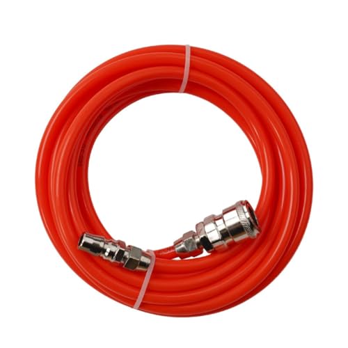 GIWFBQTR 15 M Pneumatischer Gerader für Luftkompressorpumpe, 5 X 8 mm Rohr mit Schnellverbinder, Luftrohrschlauch, Hardware-Werkzeug von GIWFBQTR