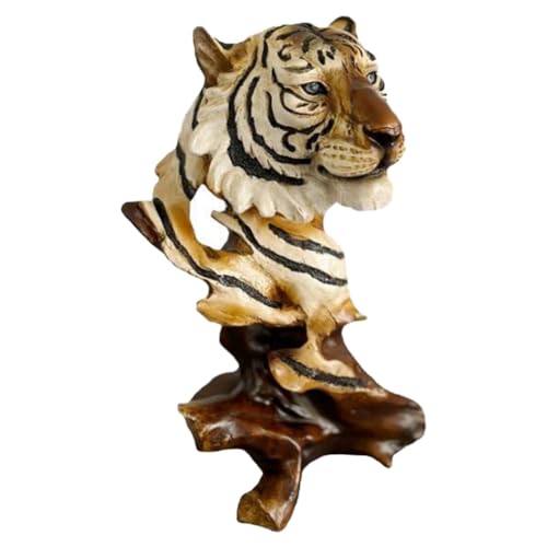 GIWFBQTR Nachahmung Wurzeltierkopfstatue Retro-Skulptur für Büro- und Dekorationsgeschenke D 1 Stück von GIWFBQTR