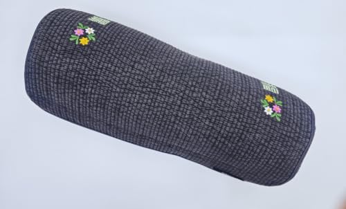 GIYOMGIYOM Kpop Jungkook's Lieblingsartikel - Nickerchenkissen mit traditionellen koreanischen Mustern, kleine und große Jung Kook Fotokarten inklusive Weverse Live Nap Kissen (schwarz, klein) von GIYOMGIYOM