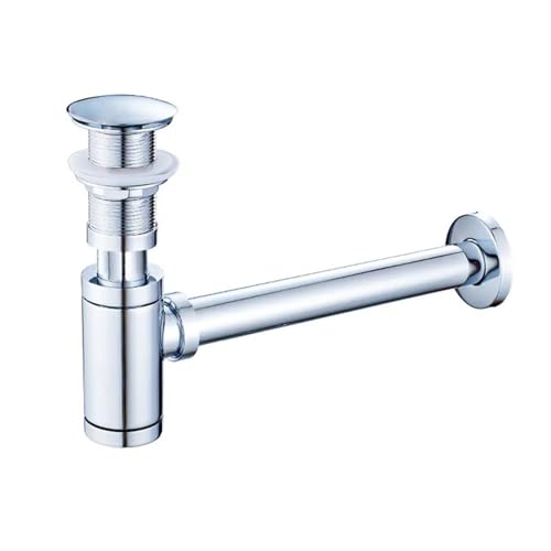 Badezimmer Waschbecken Flasche Siphon Pop Up Abflussstopfen mit Überlauf, Abfluss Kit Abfall(No-Overflow Drain) von GIYXHU